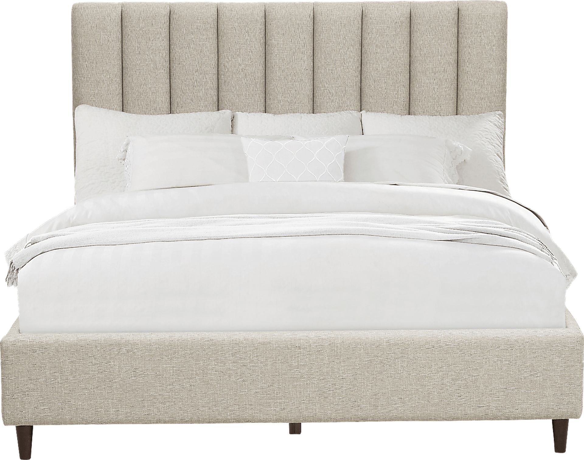 Francis Road Beige Queen Bed - Image 1