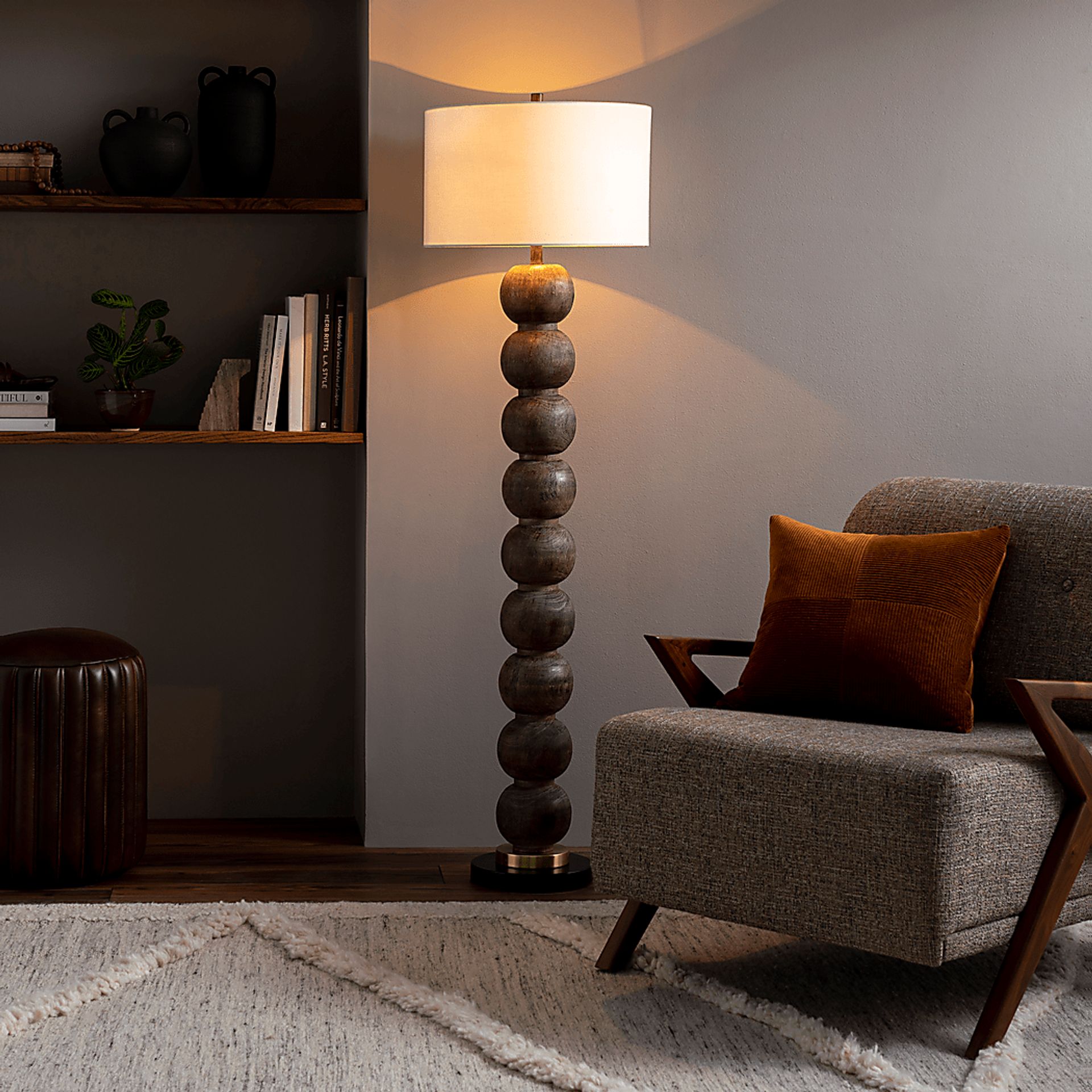Franciscan Cove Brown Floor Lamp - Image 2