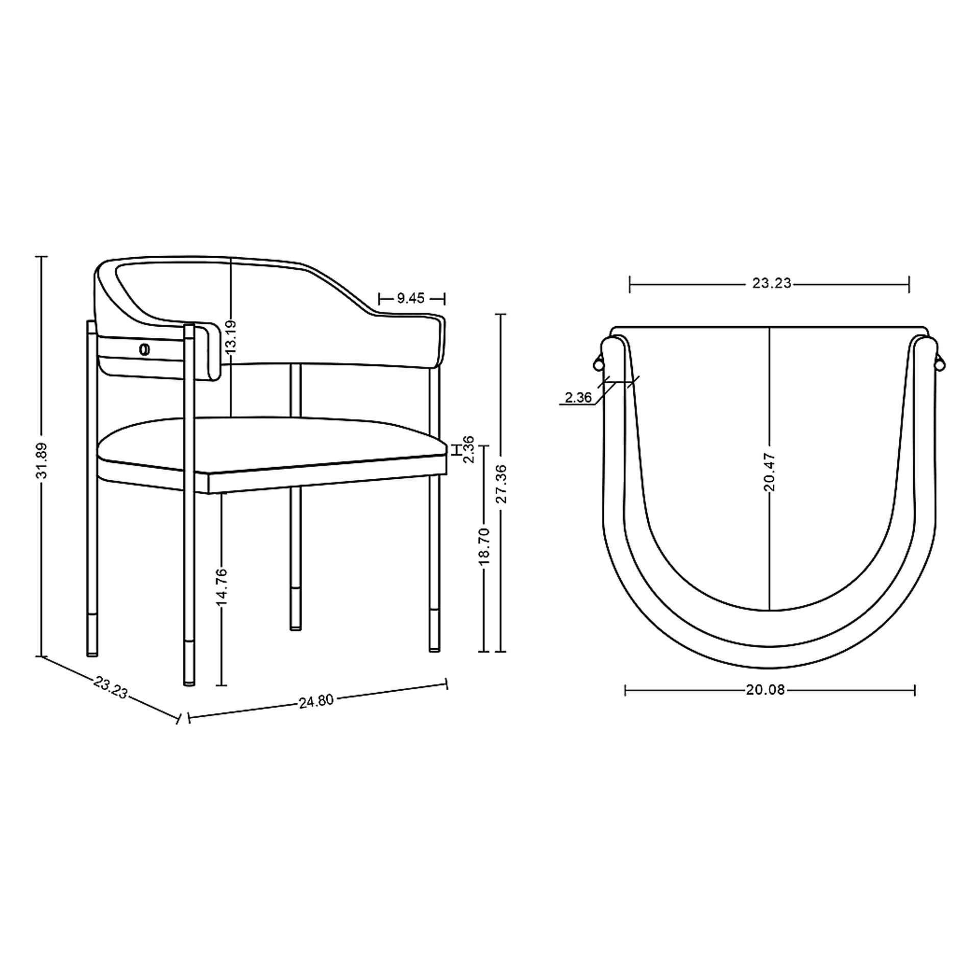 Franconia Gray Arm Chair - Image 10