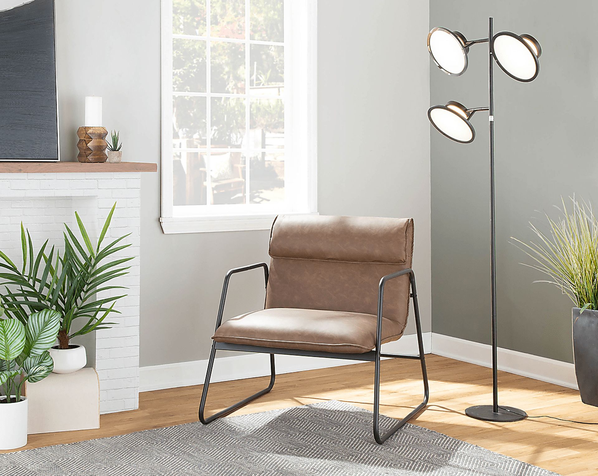 Francrest Espresso Accent Chair - Image 7