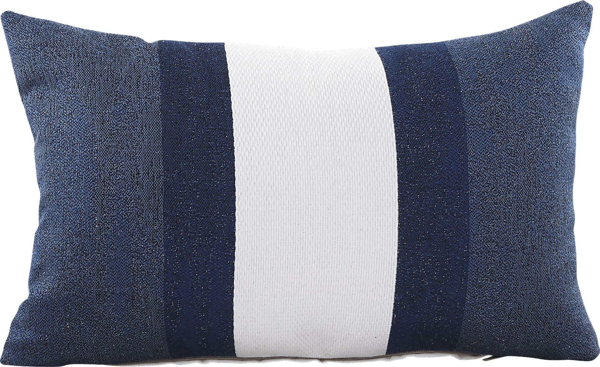Madura Navy Indoor/Outdoor Accent Pillow - Image 1