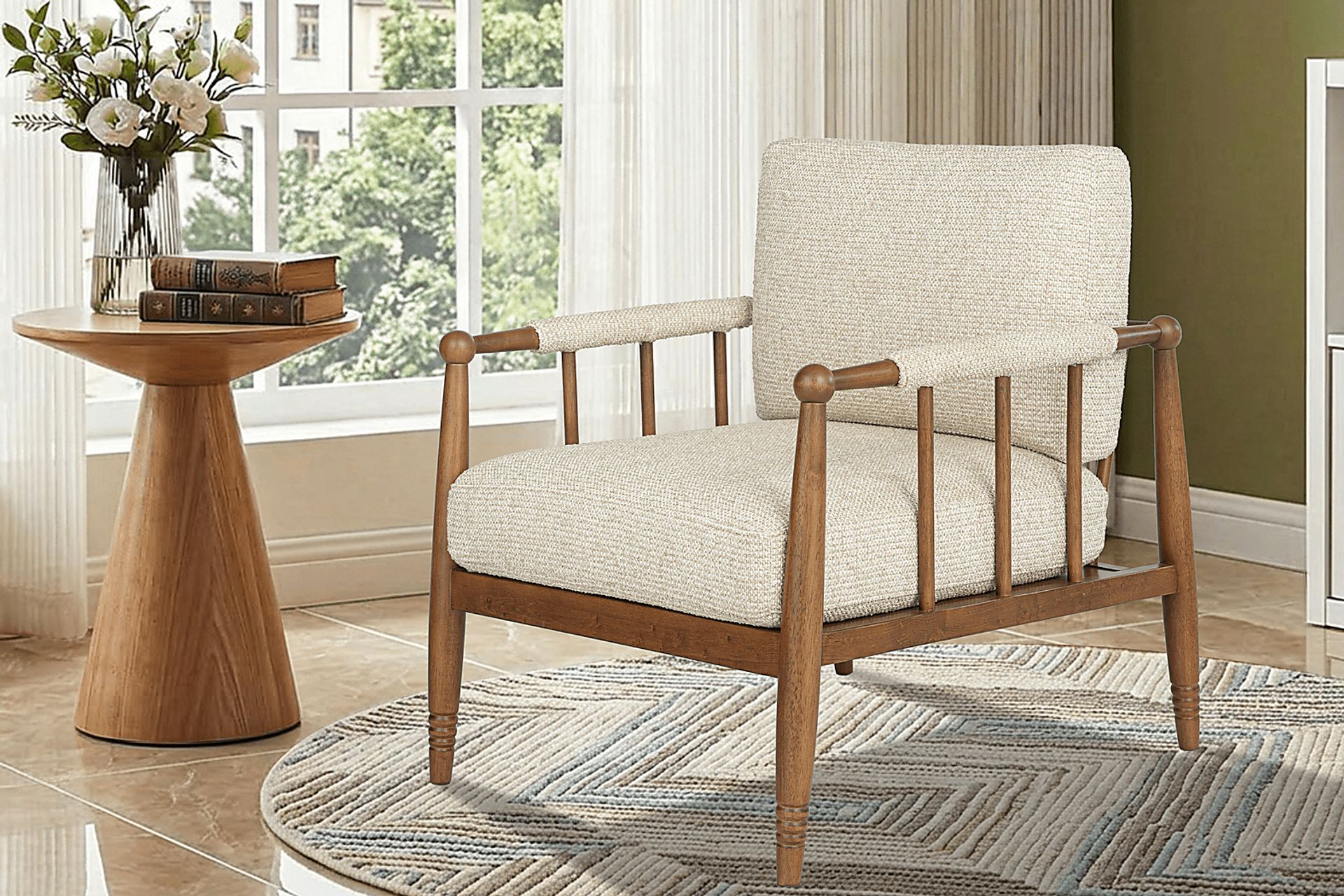 Frankfurt Sand Accent Chair - Image 6