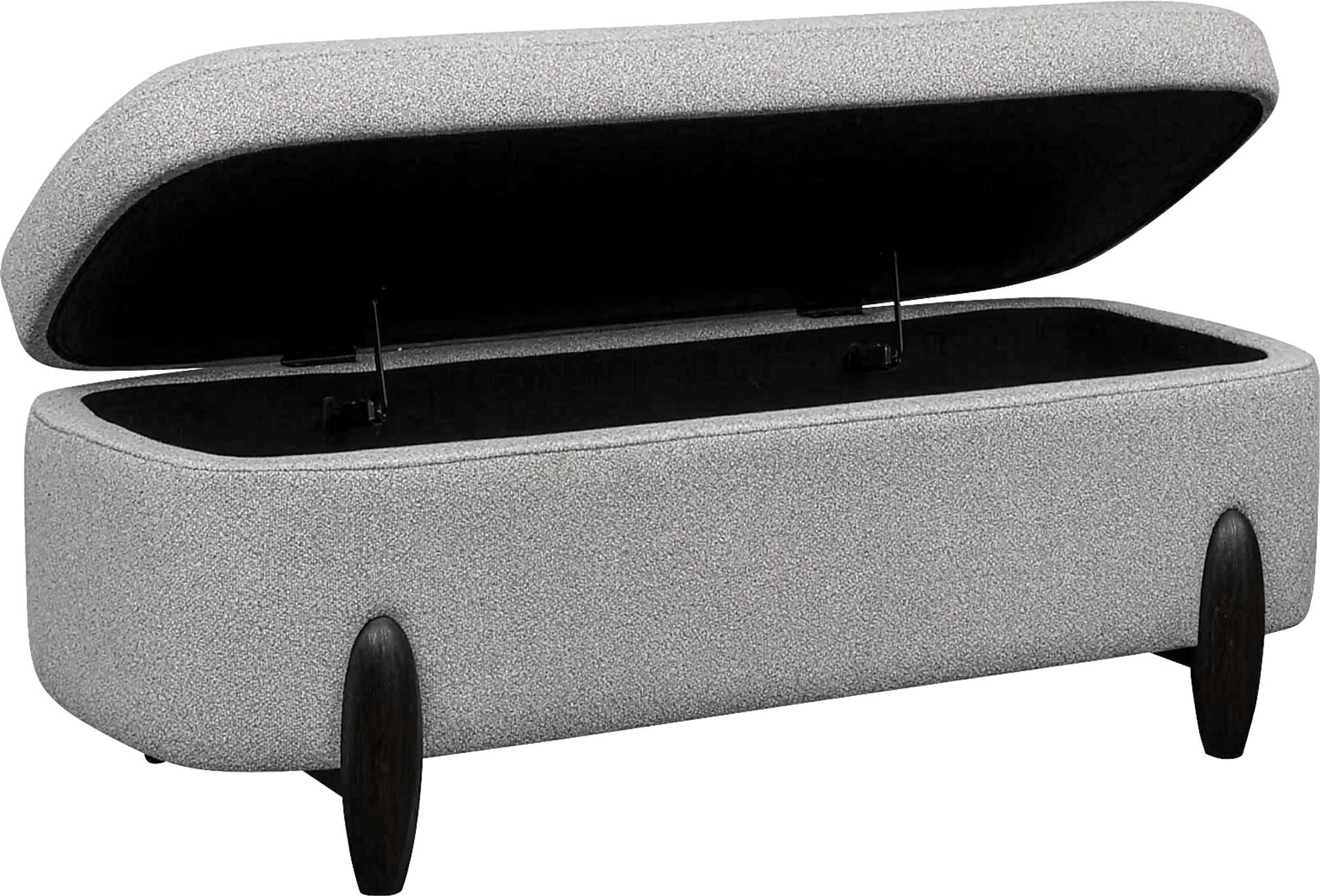 Franklin Gray Storage Bench - Image 2