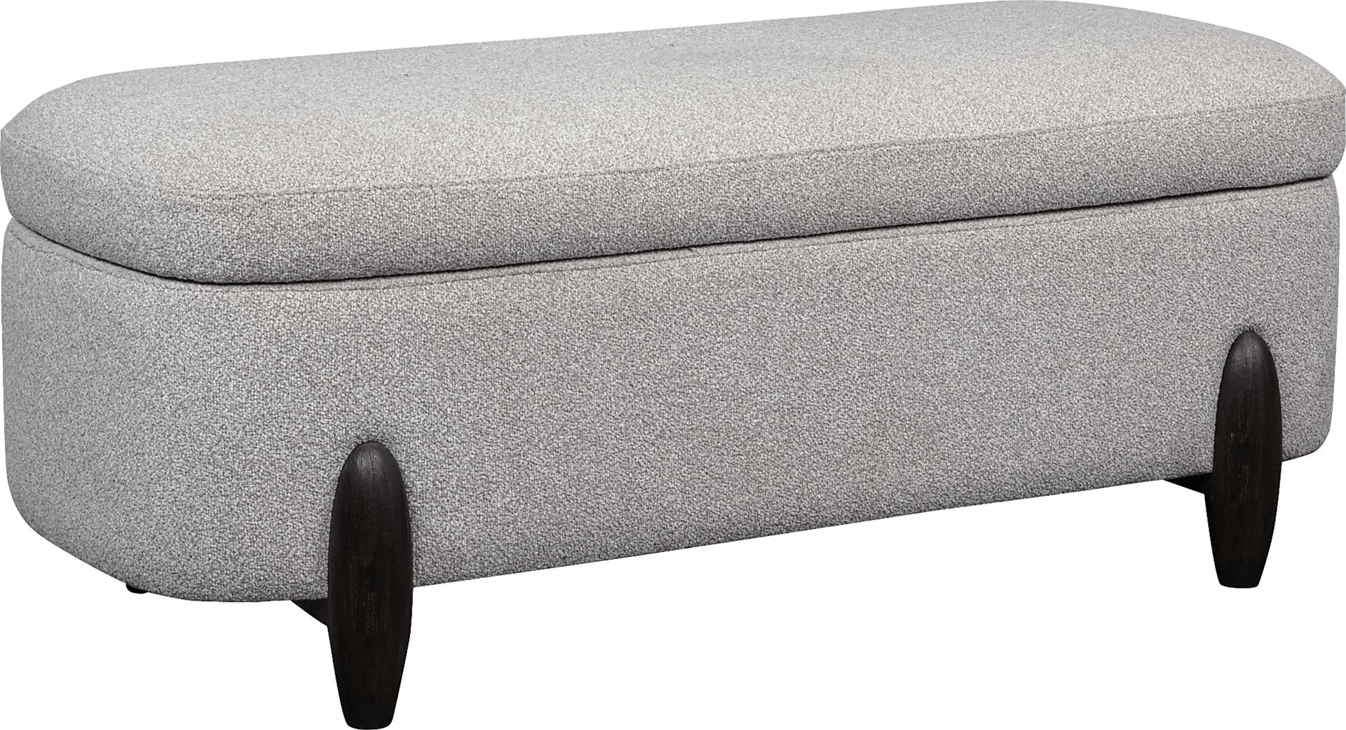Franklin Gray Storage Bench - Image 3