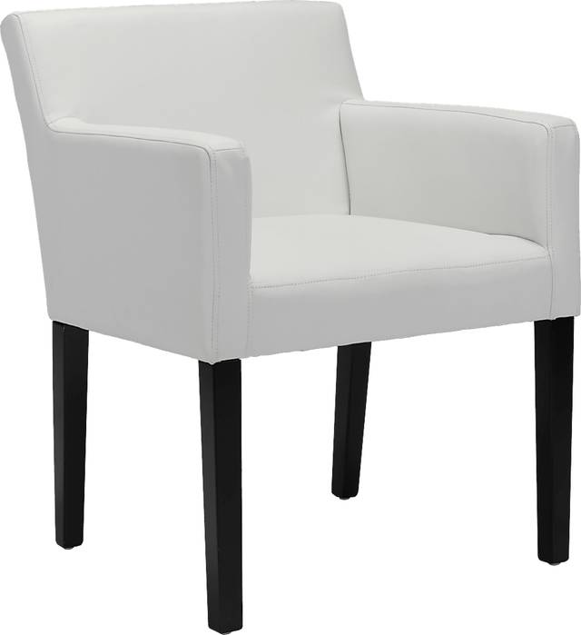 Franklin Hill White Arm Chair - Thumbnail - Image 1