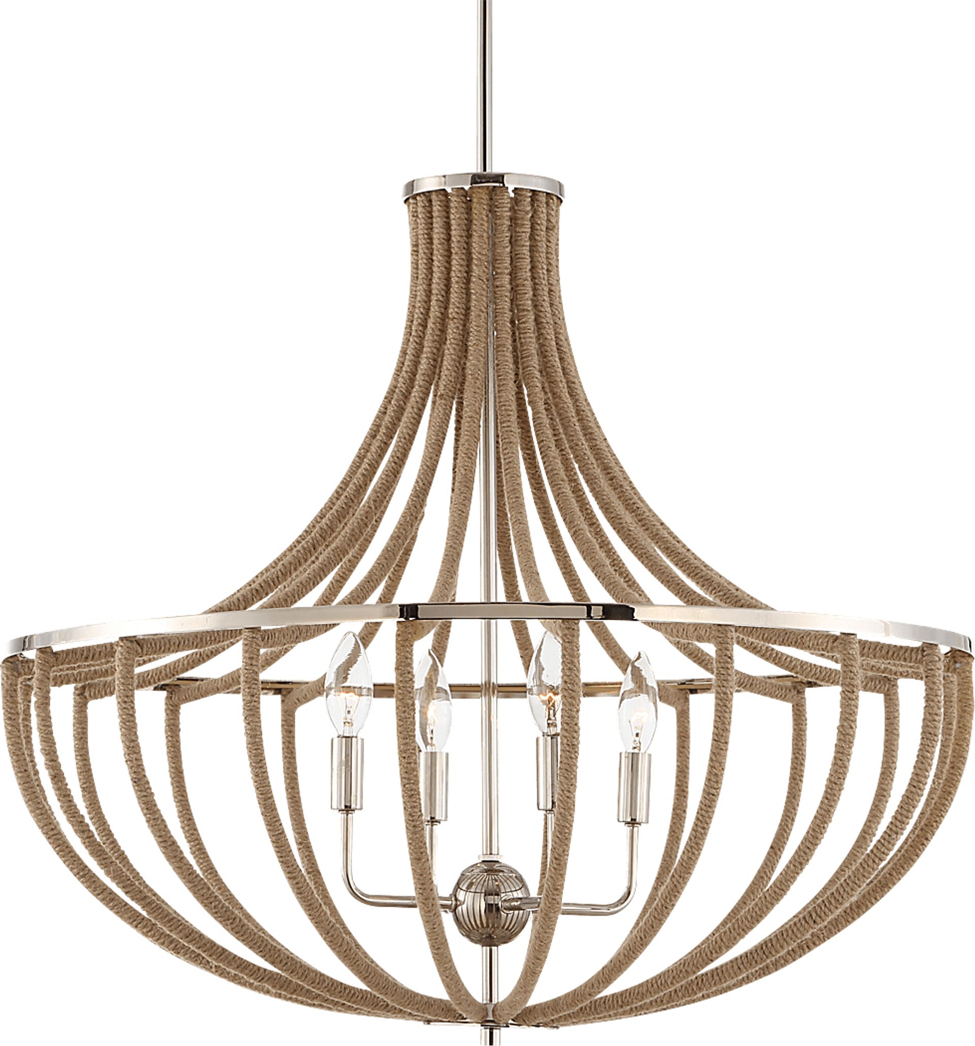 Frankyl Beige Chandelier - Image 1