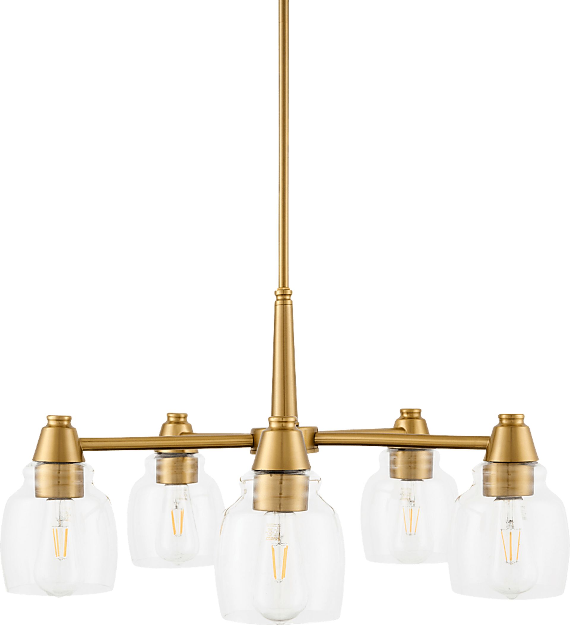 Fransier Brass Chandelier - Image 1