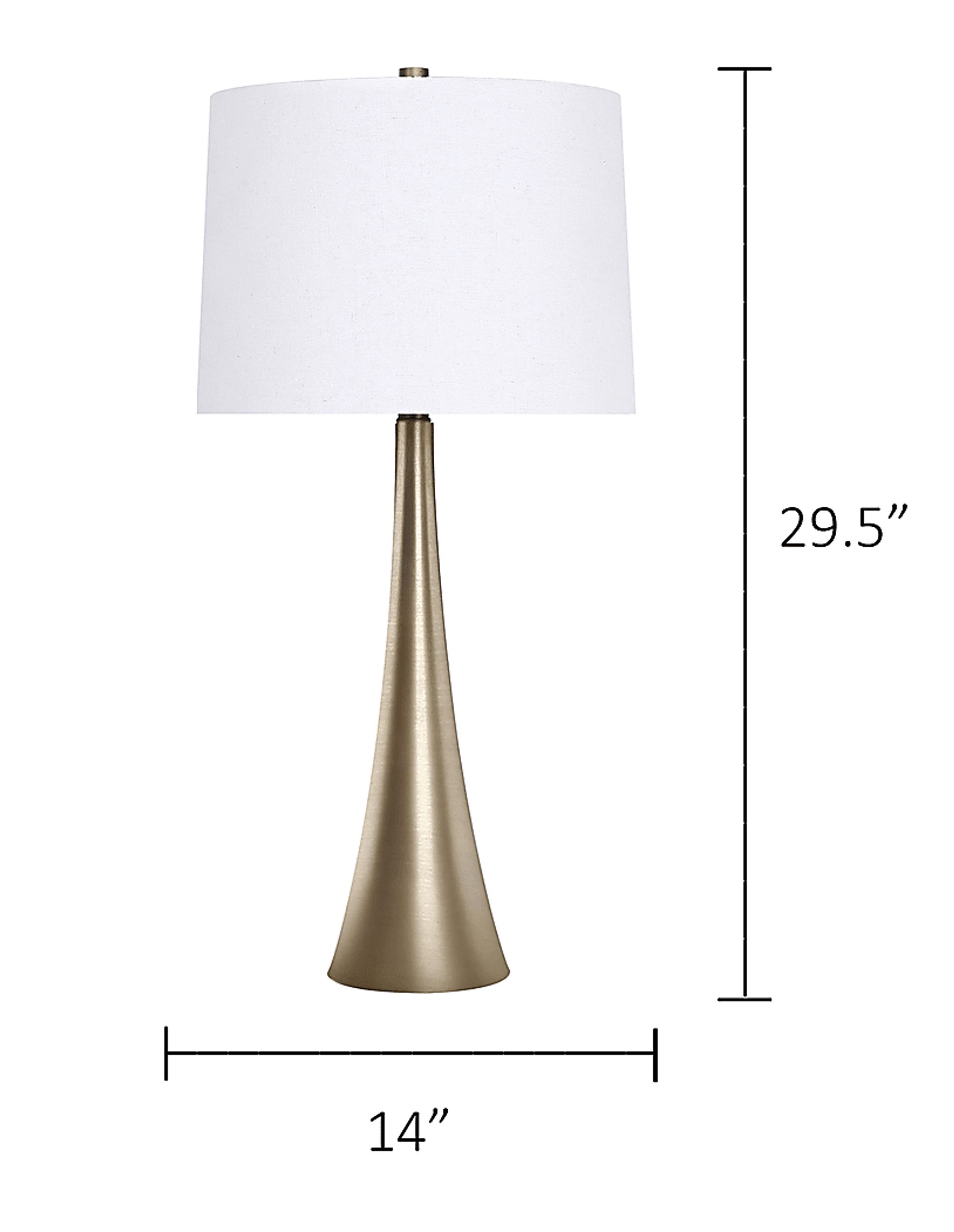 Frantz Street Gold Lamp, Set of 2 - Image 5