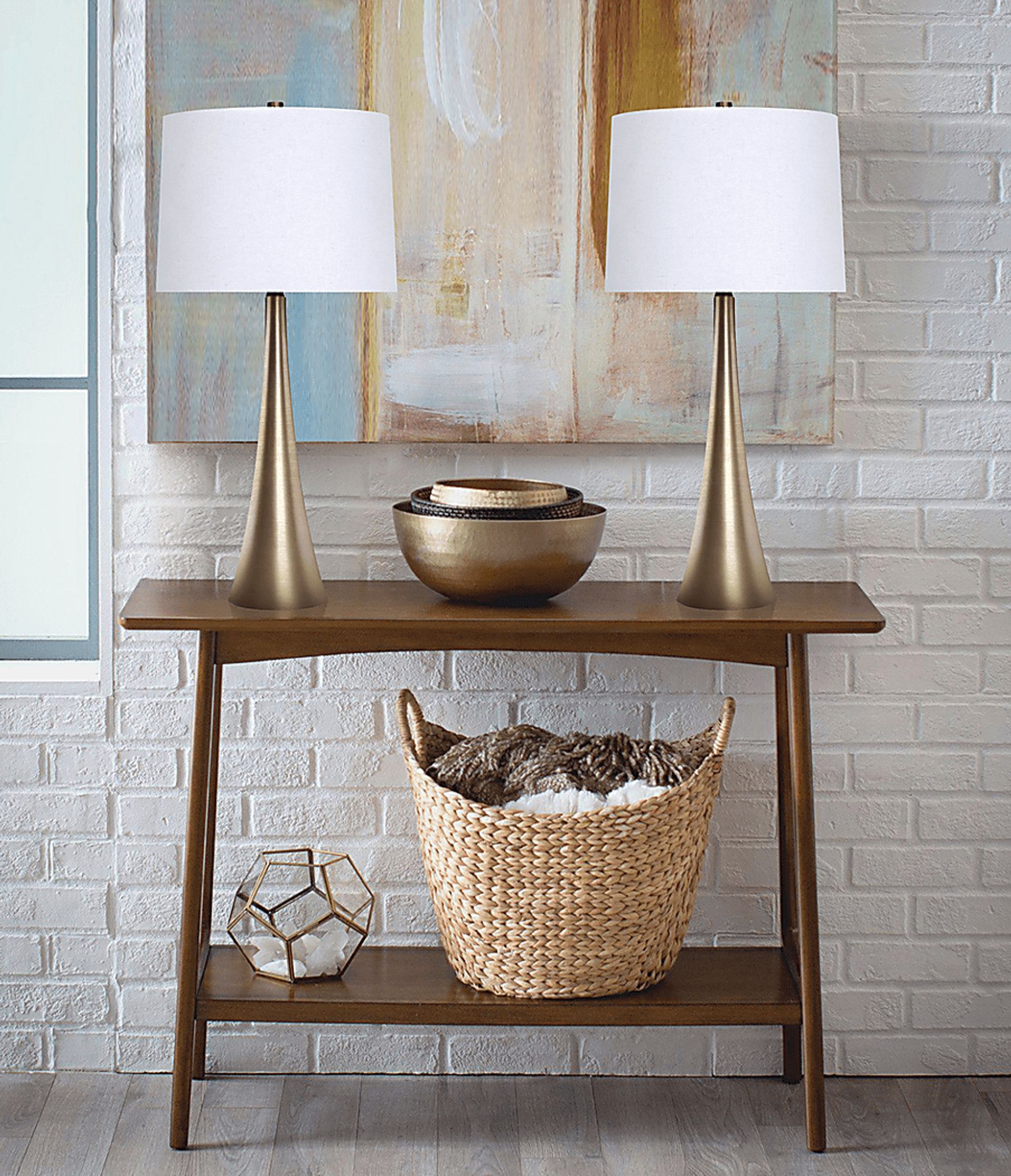 Frantz Street Gold Lamp Set of 2 - Image 4