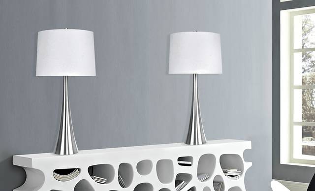 Frantz Street Silver Lamp, Set of 2 - Thumbnail - Image 4