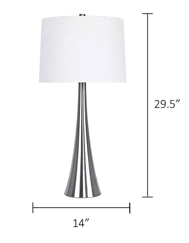 Frantz Street Silver Lamp, Set of 2 - Thumbnail - Image 5