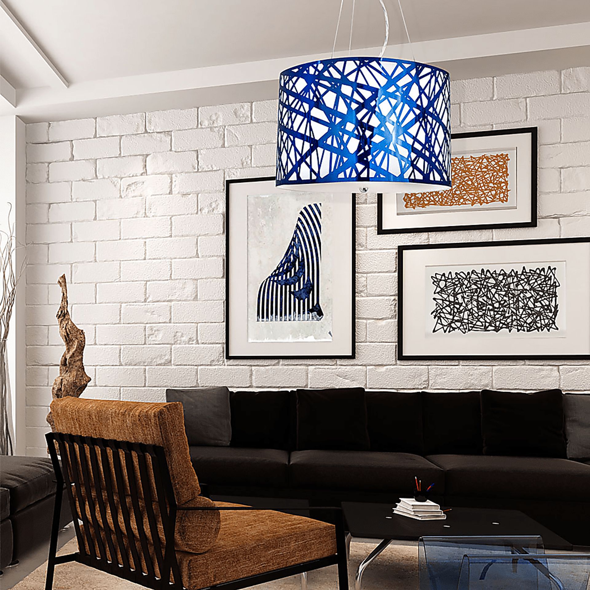Franwood Blue Chandelier - Image 2