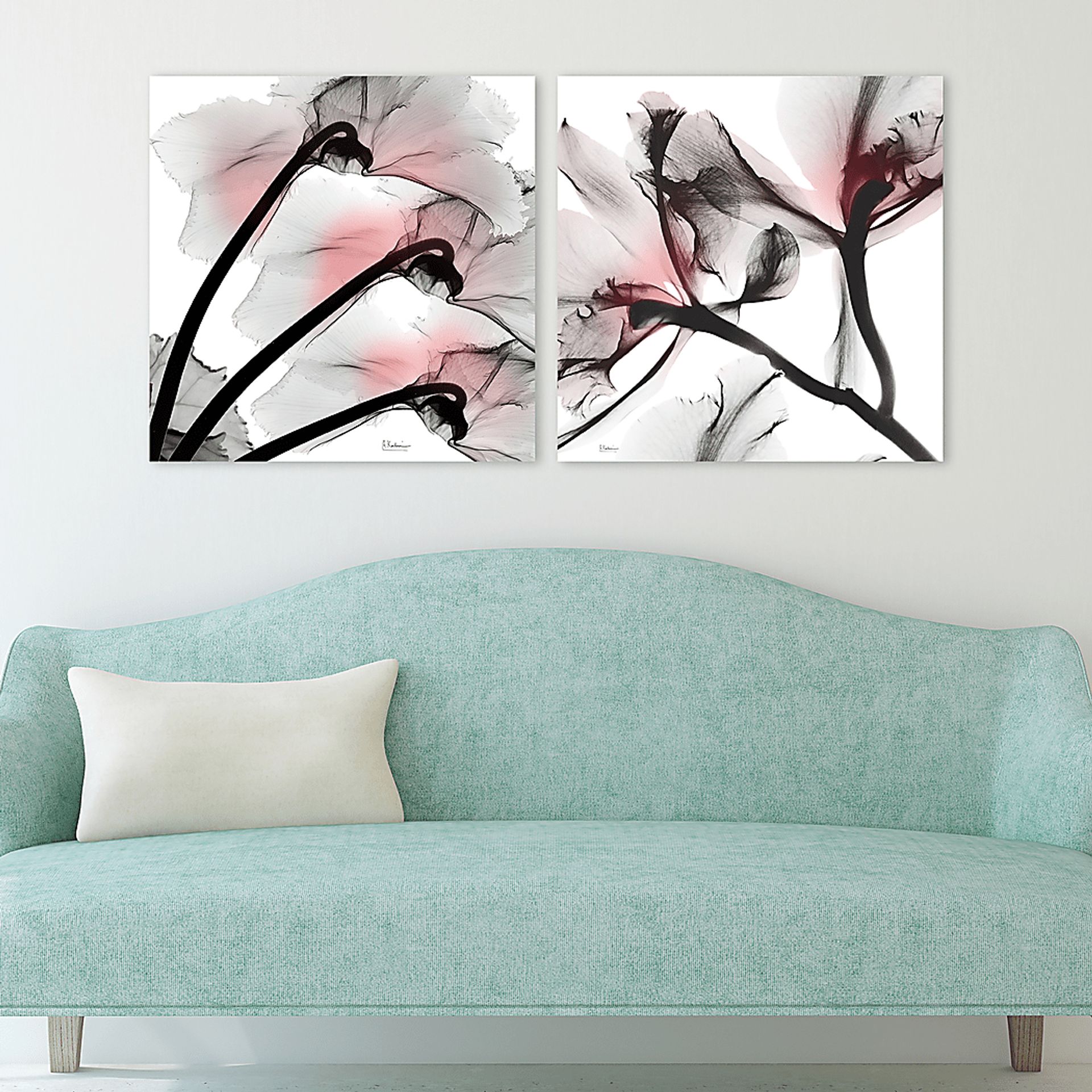 Frascati Black Artwork, Set of 2 - Image 2