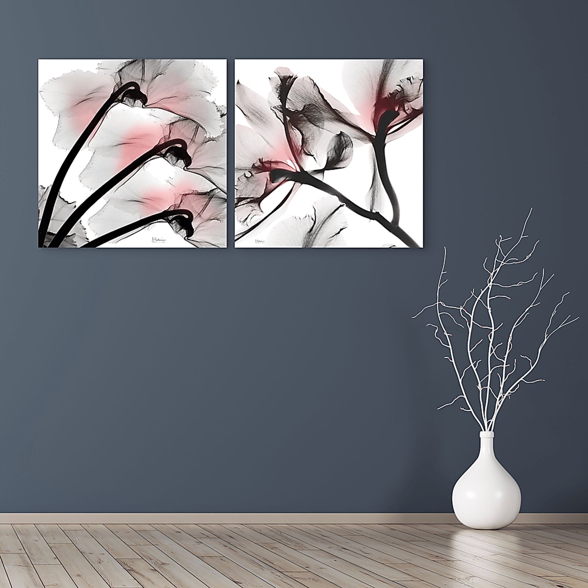 Frascati Black Artwork, Set of 2 - Image 4