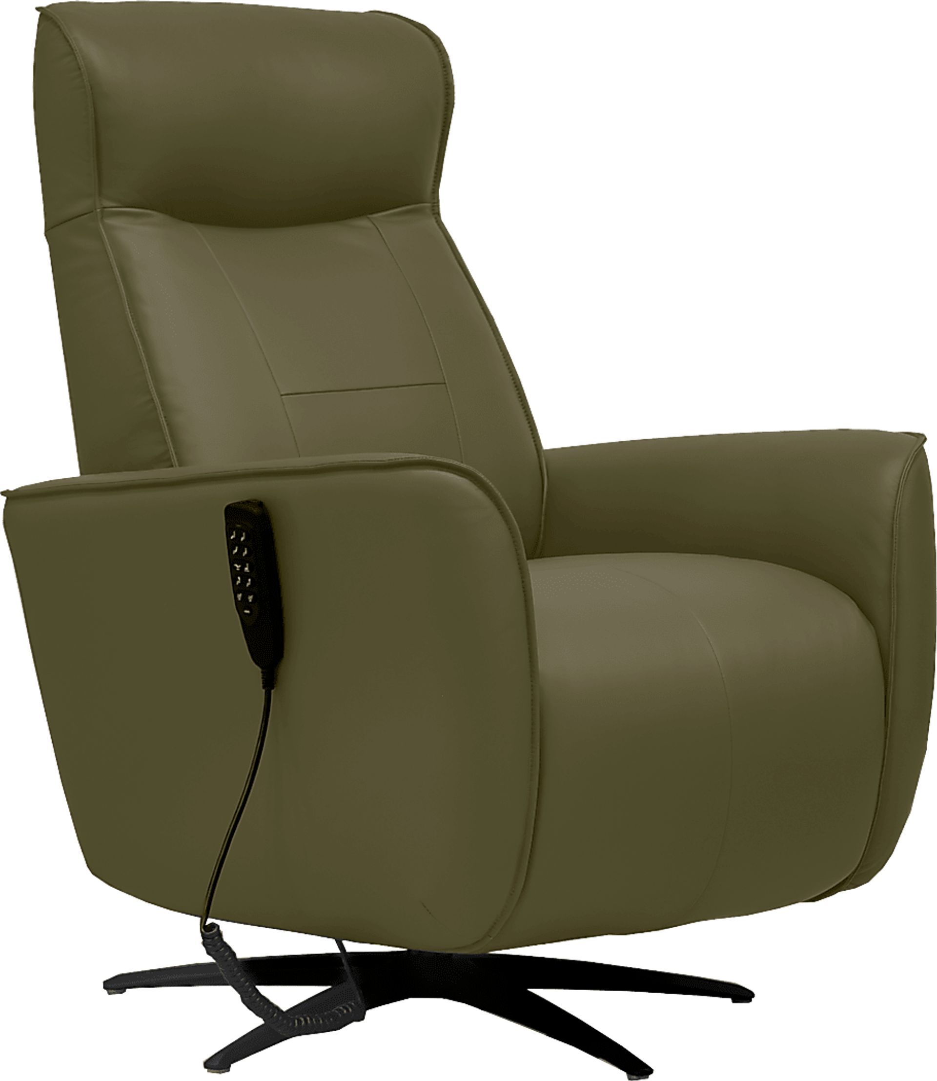 Fraser Olive Triple Power Recliner - Image 3