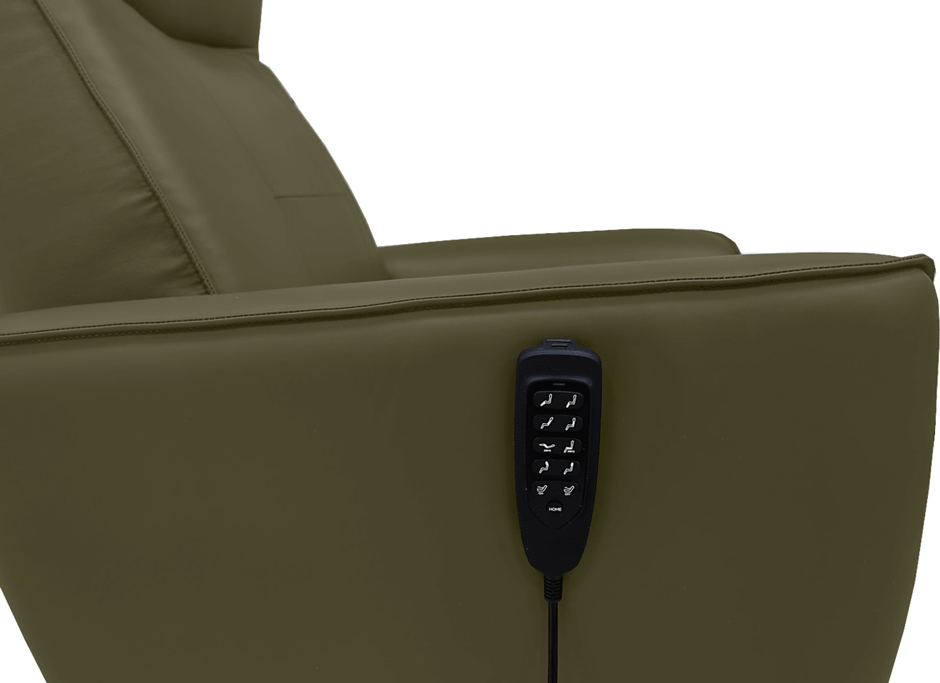 Fraser Olive Triple Power Recliner - Image 6