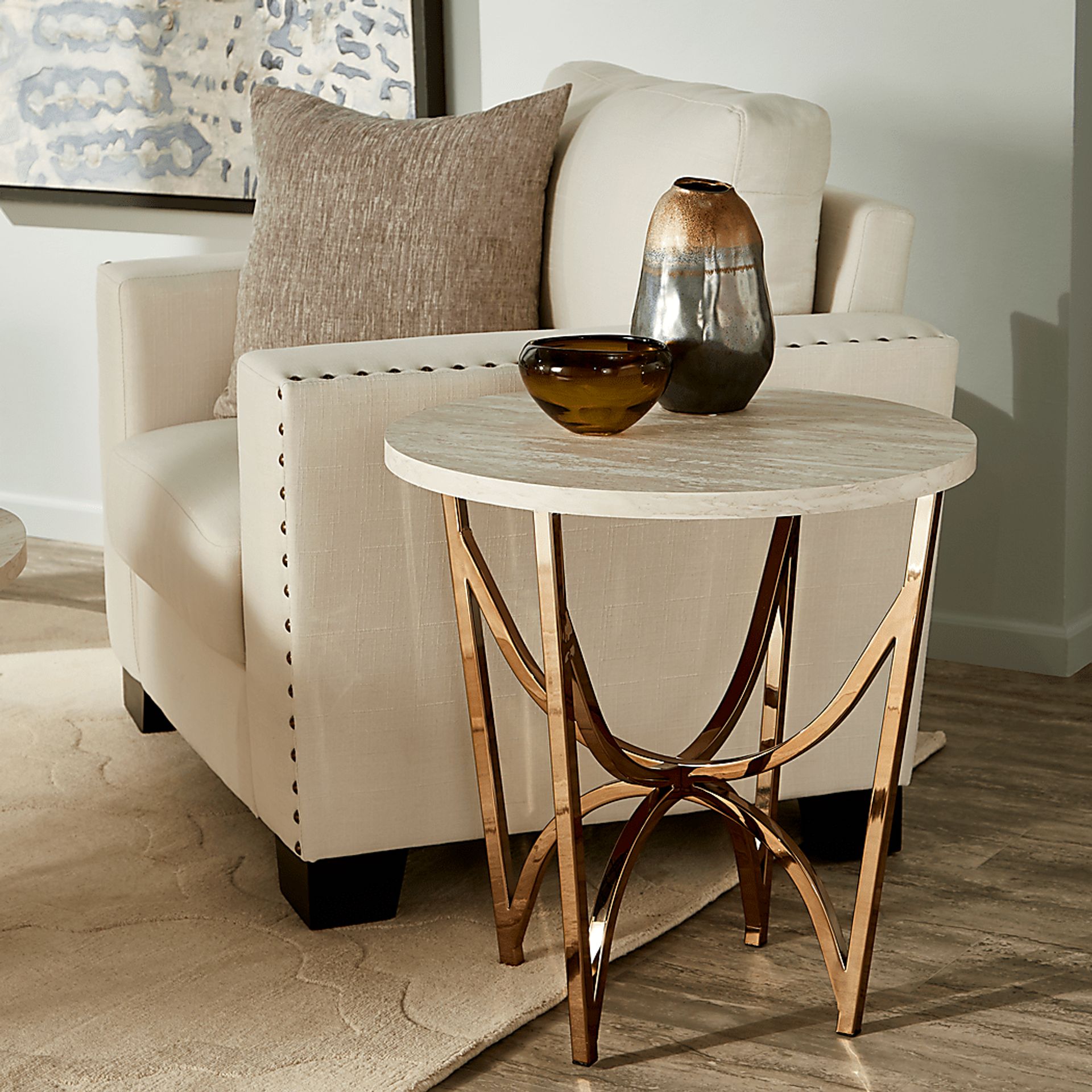 Fratessa Gold End Table - Image 2