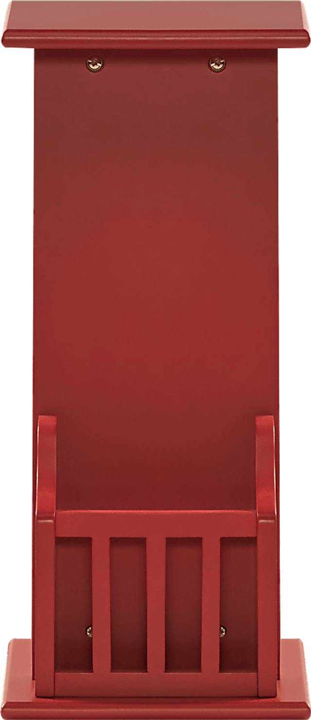 Fratney Red End Table - Thumbnail - Image 3