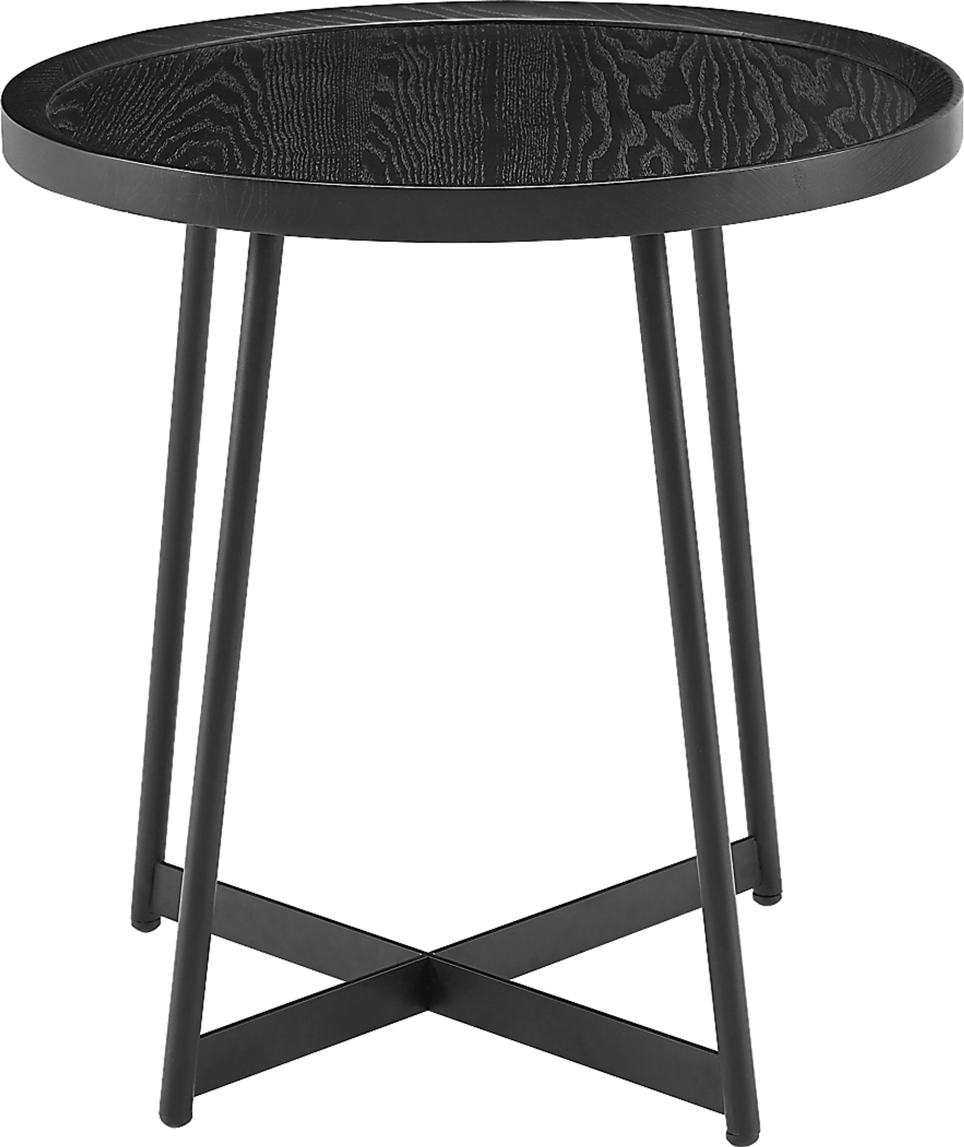 Fraust Black End Table - Image 1