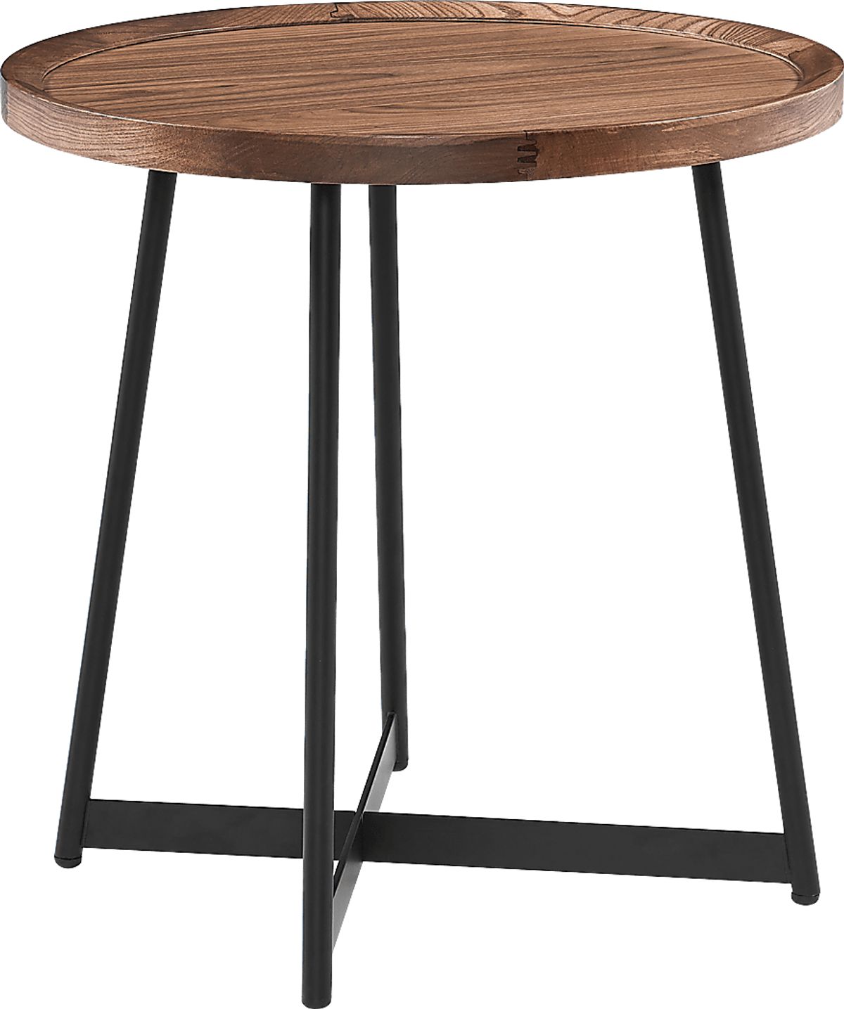 Fraust Brown Dark Wood End Table | Rooms to Go