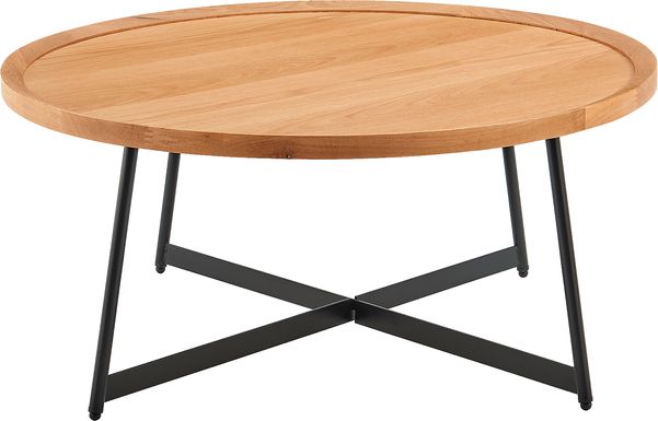 Fraust Oak Small Cocktail Table