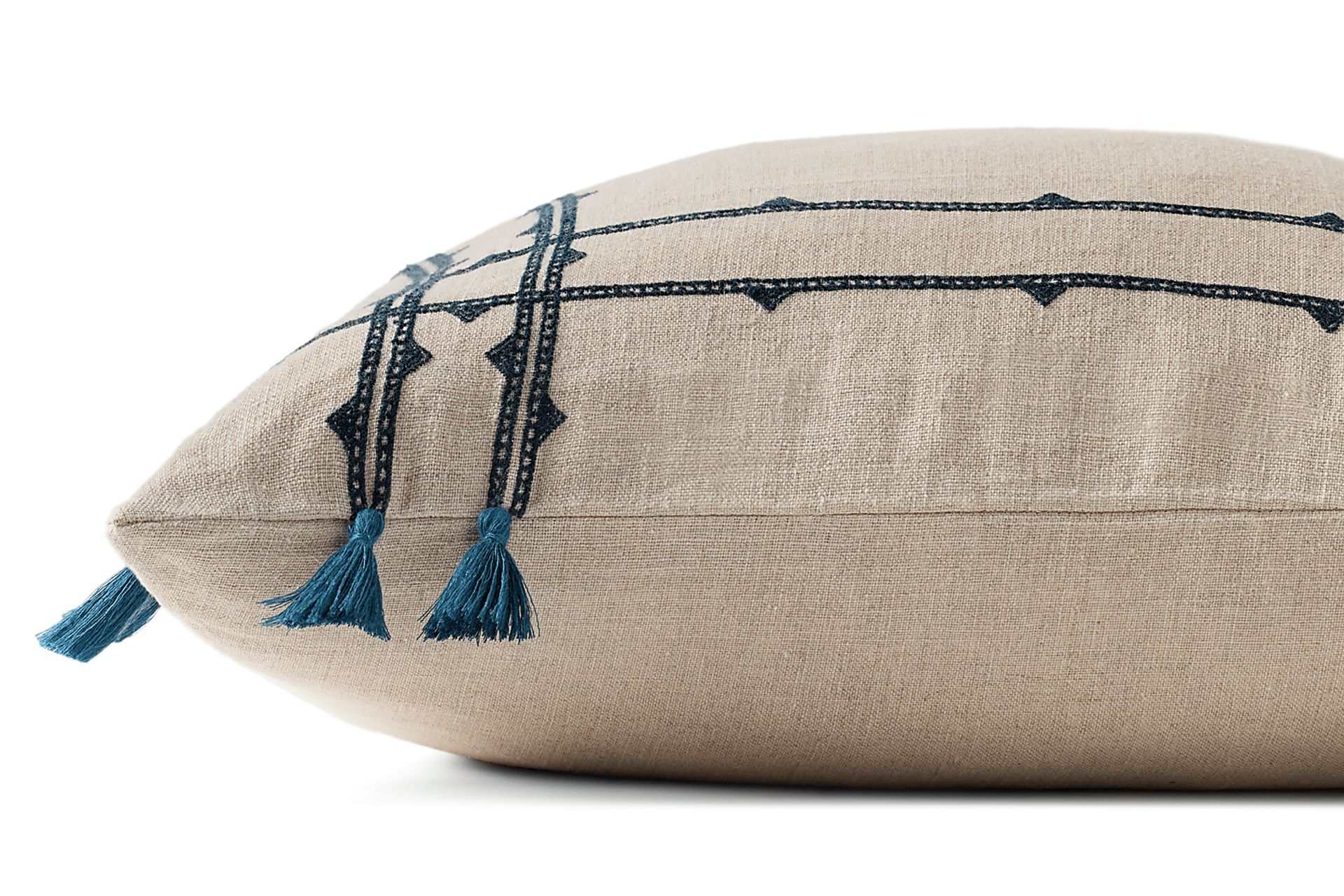 Fray Beige Accent Pillow - Image 2