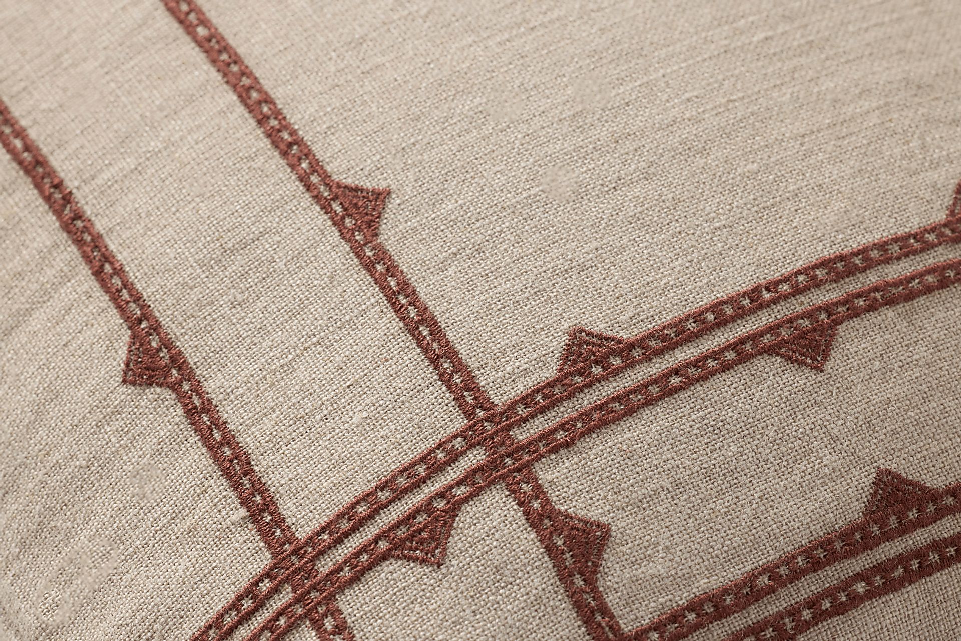 Fray Rust Accent Pillow - Image 3