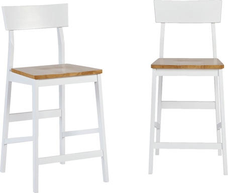 Frear Brown Counter Stool, Set of 2