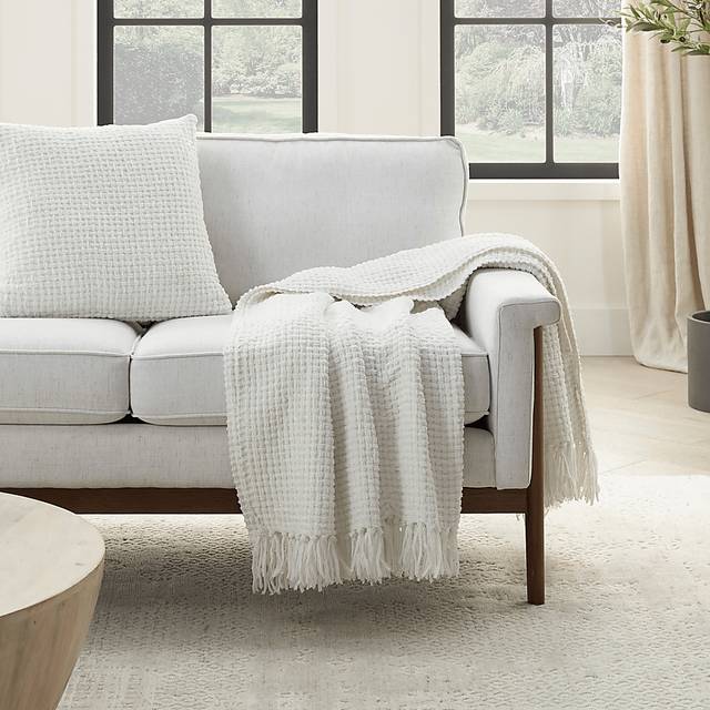 Freddie White Throw Blanket - Thumbnail - Image 2