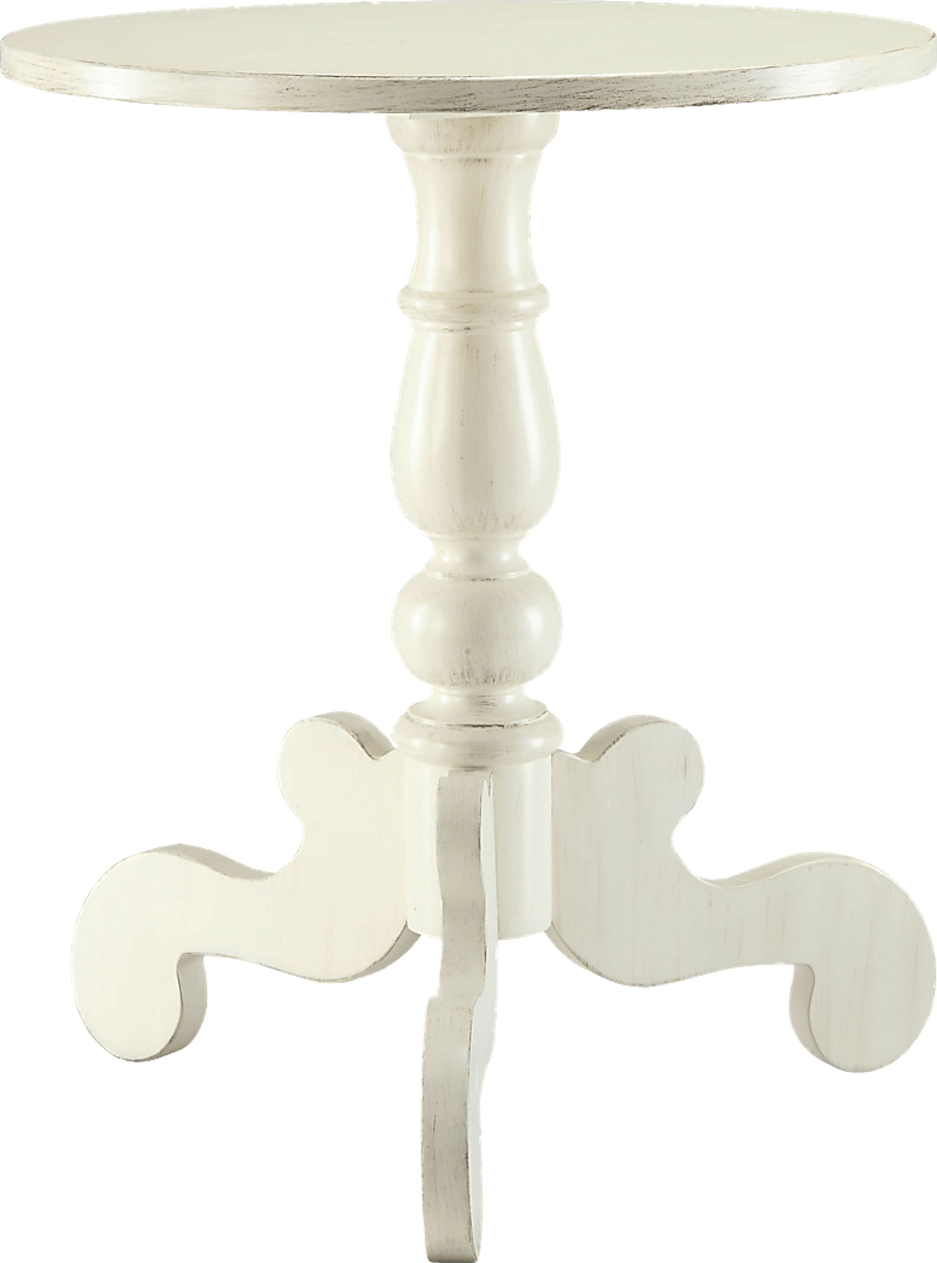 Freida White Accent Table - Image 1