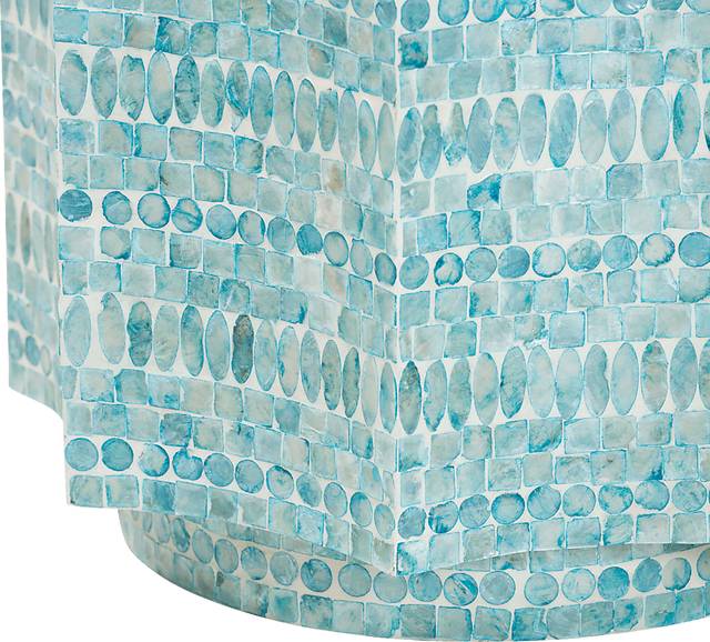 Freiday Blue End Table - Thumbnail - Image 4