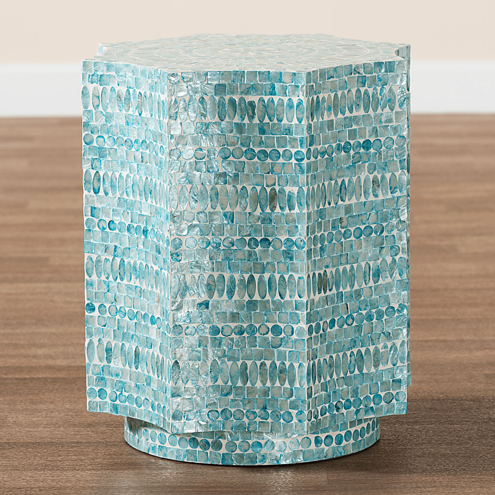 Freiday Blue End Table - Image 6