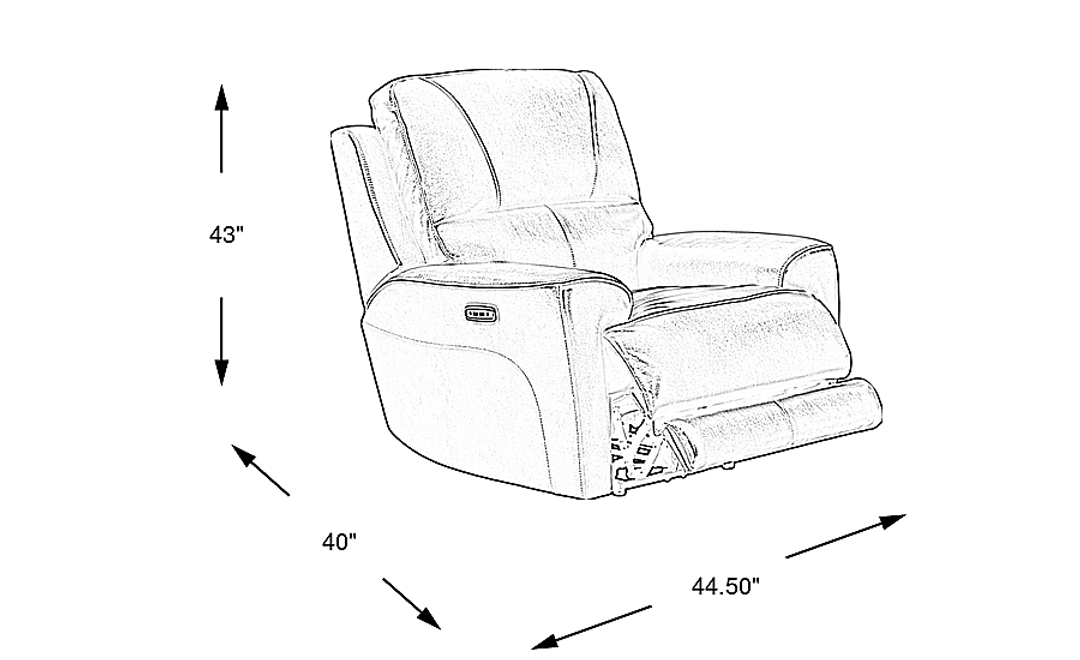 Fremont Leather Dual Power Recliner