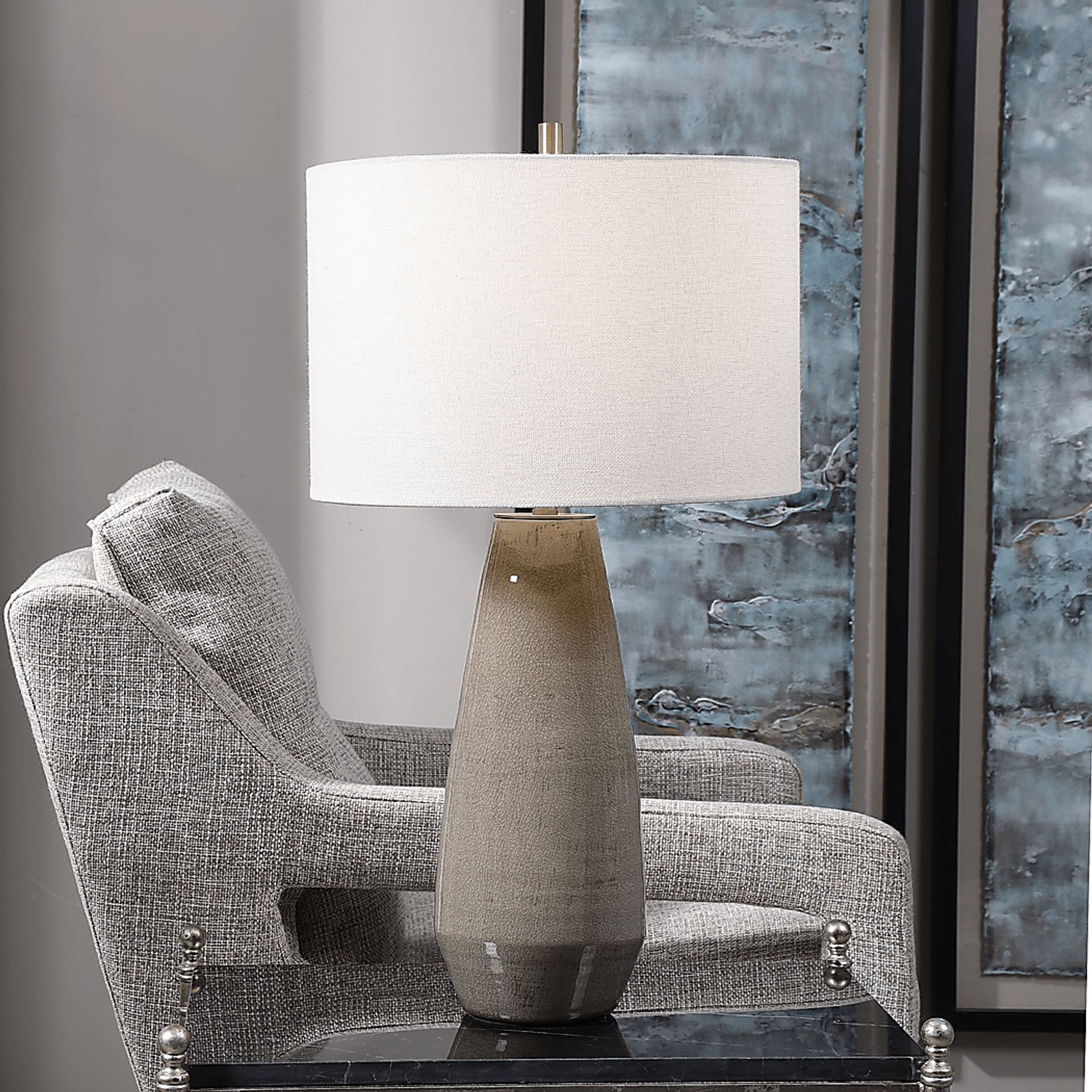 Fremont Peak Taupe Lamp - Image 3