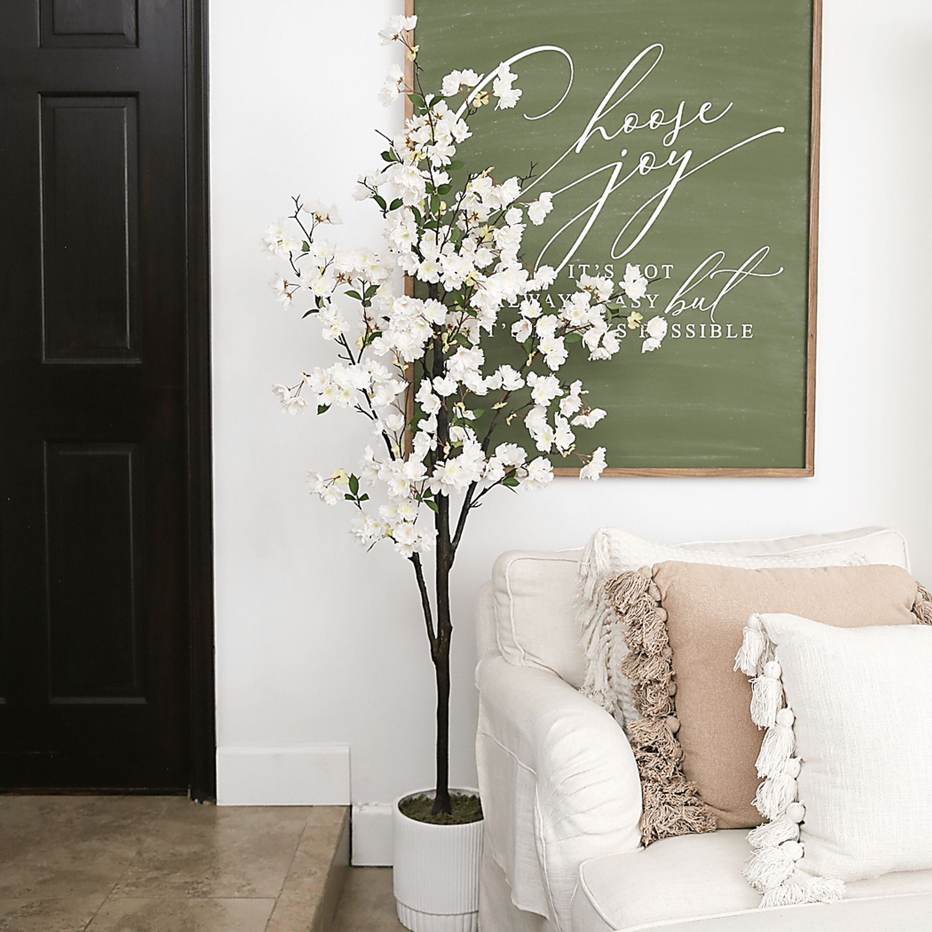 Frenata White Tree with Planter - Image 5