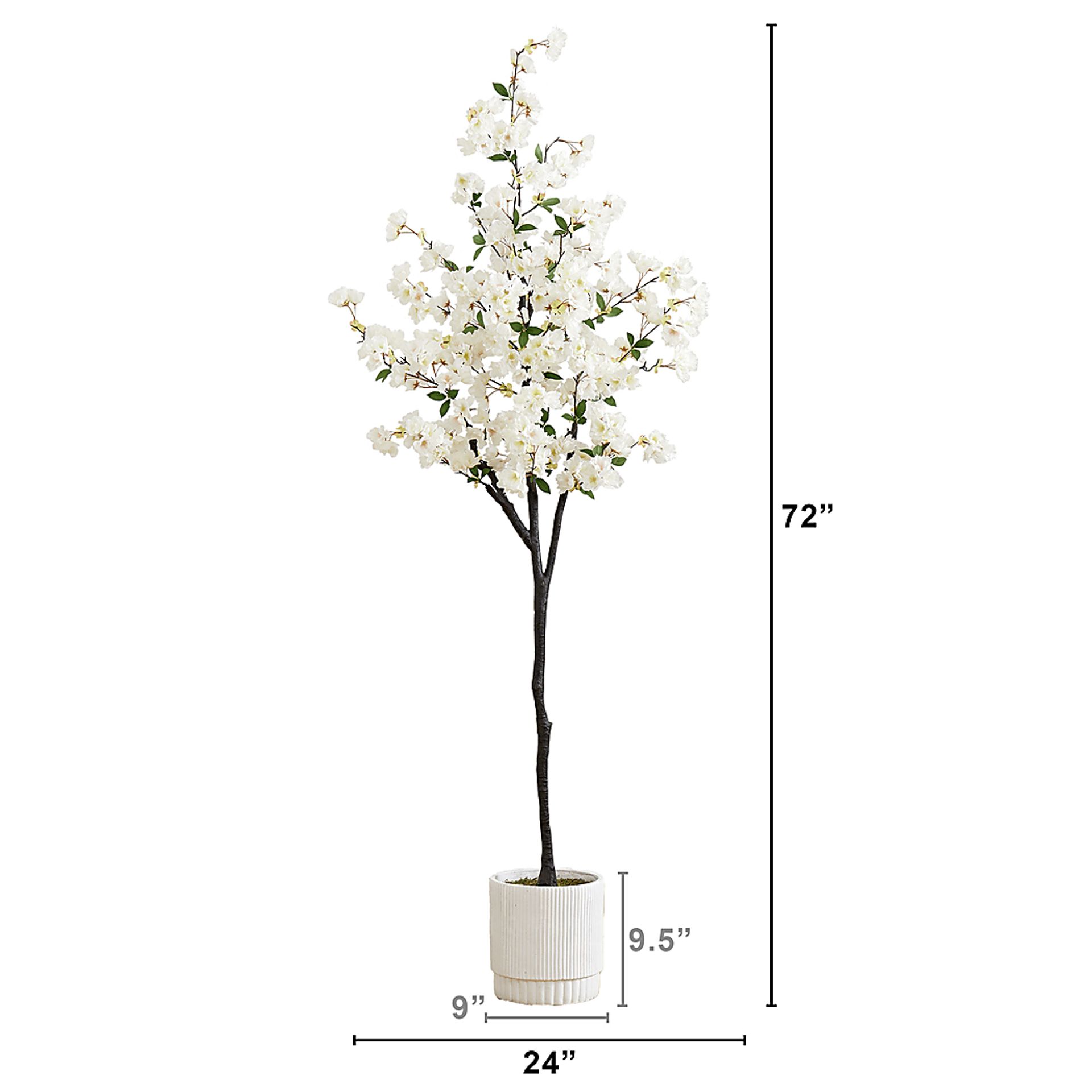 Frenata White Tree with Planter - Image 8