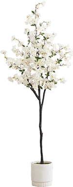 Frenata White Tree with Planter