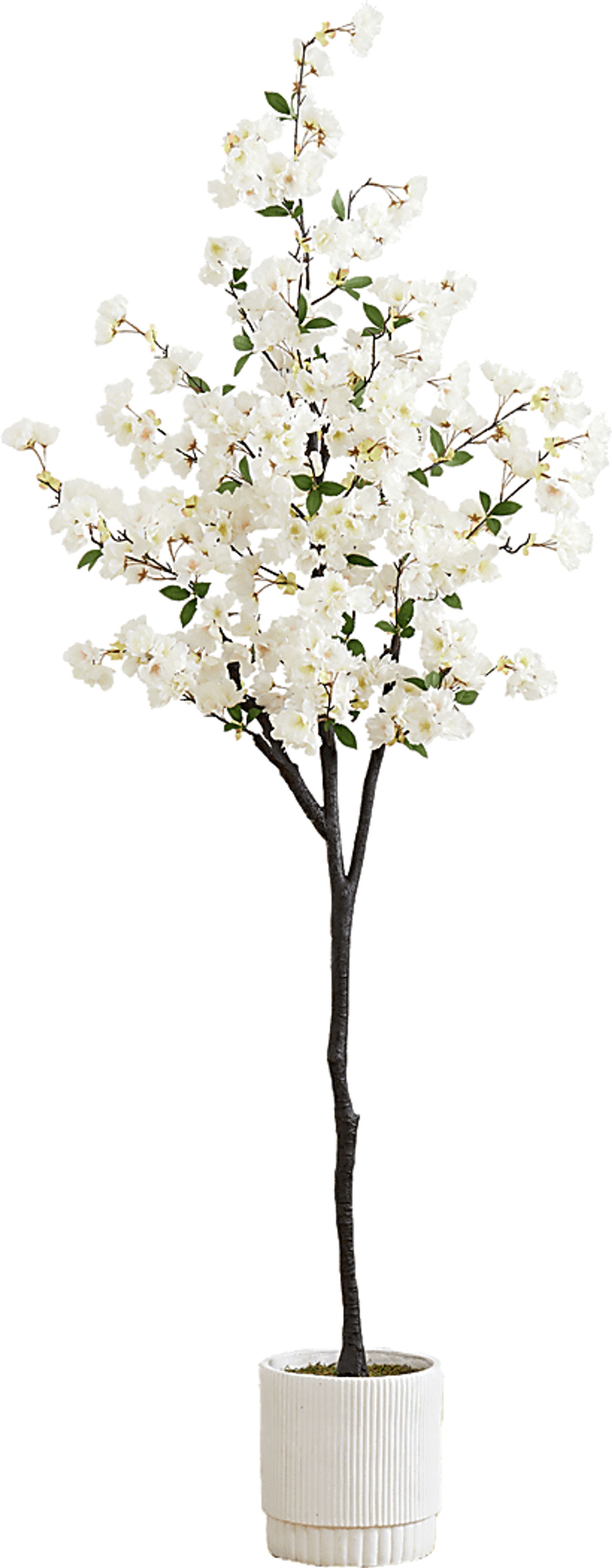 Frenata White Tree with Planter - Image 1