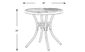 French Cafe Teal 30 in. Round Outdoor Dining Table