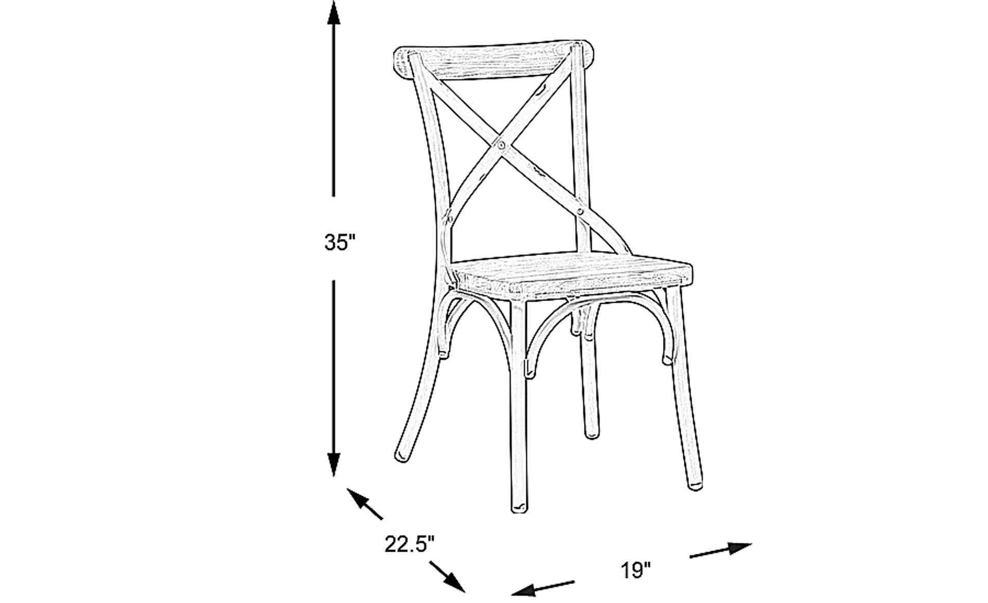 Dimension Image. Please refer to the Dimension Tab on this page for dimension details.