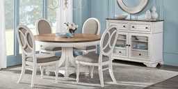 French Market 2 Pc White Colors,White Round Dining Table | Rooms to Go