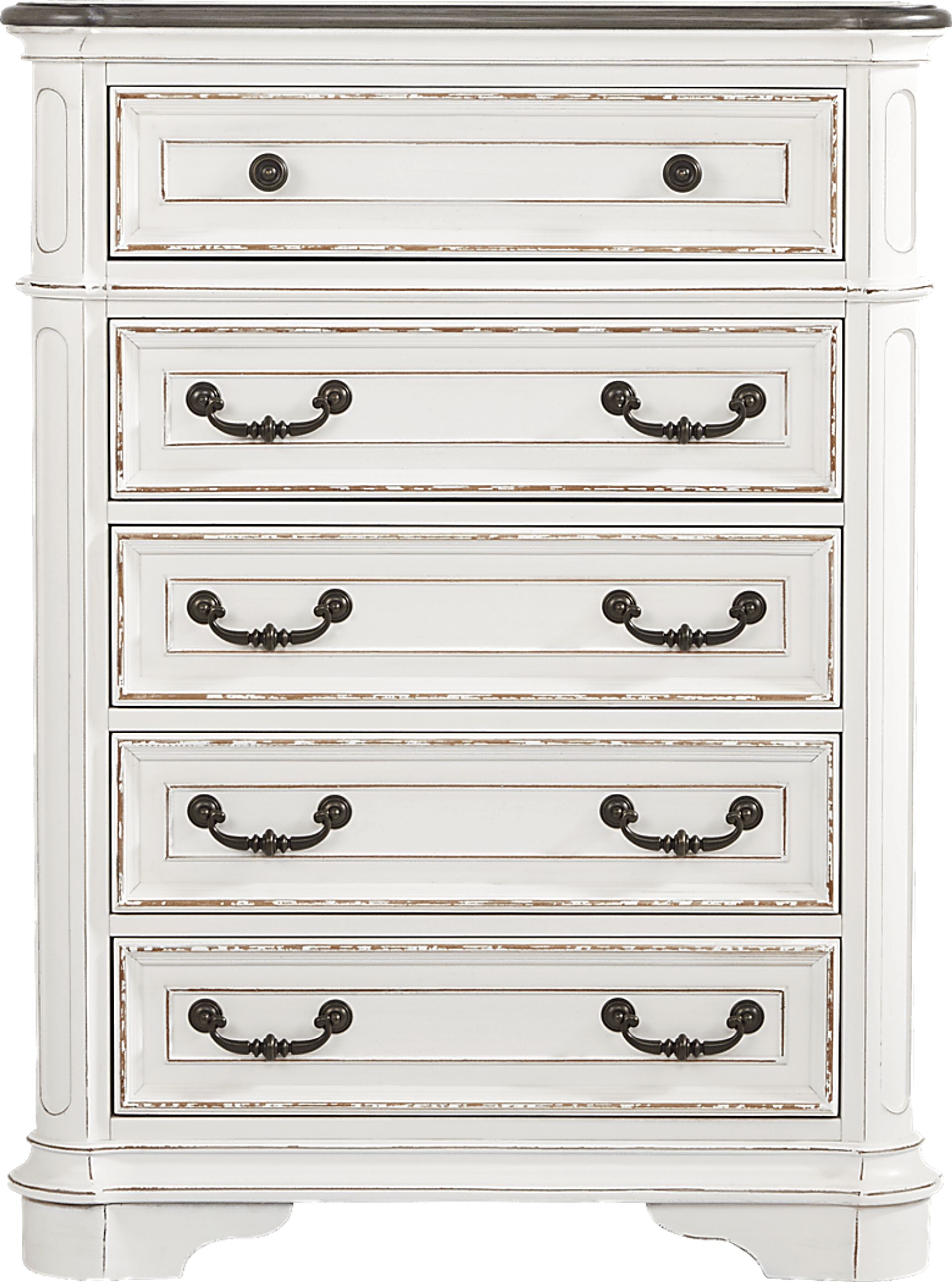 French Market White Chest - Image 1