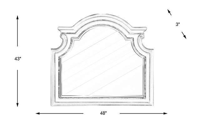 Dimension Image. Please refer to the Dimension Tab on this page for dimension details.