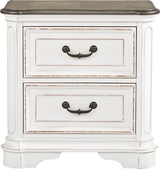 French Market White Nightstand - Thumbnail - Image 1