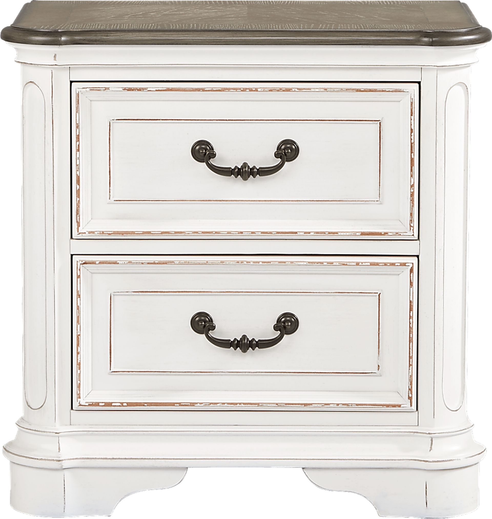 French Market White Nightstand - Image 1