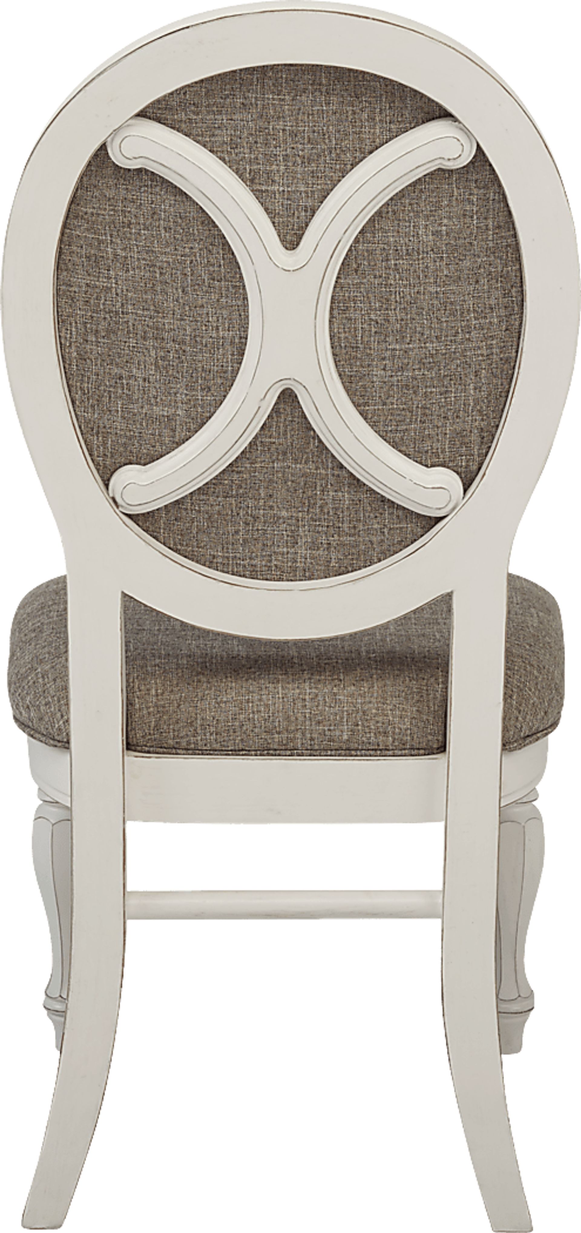 French Market White Oval Back Side Chair - Image 5