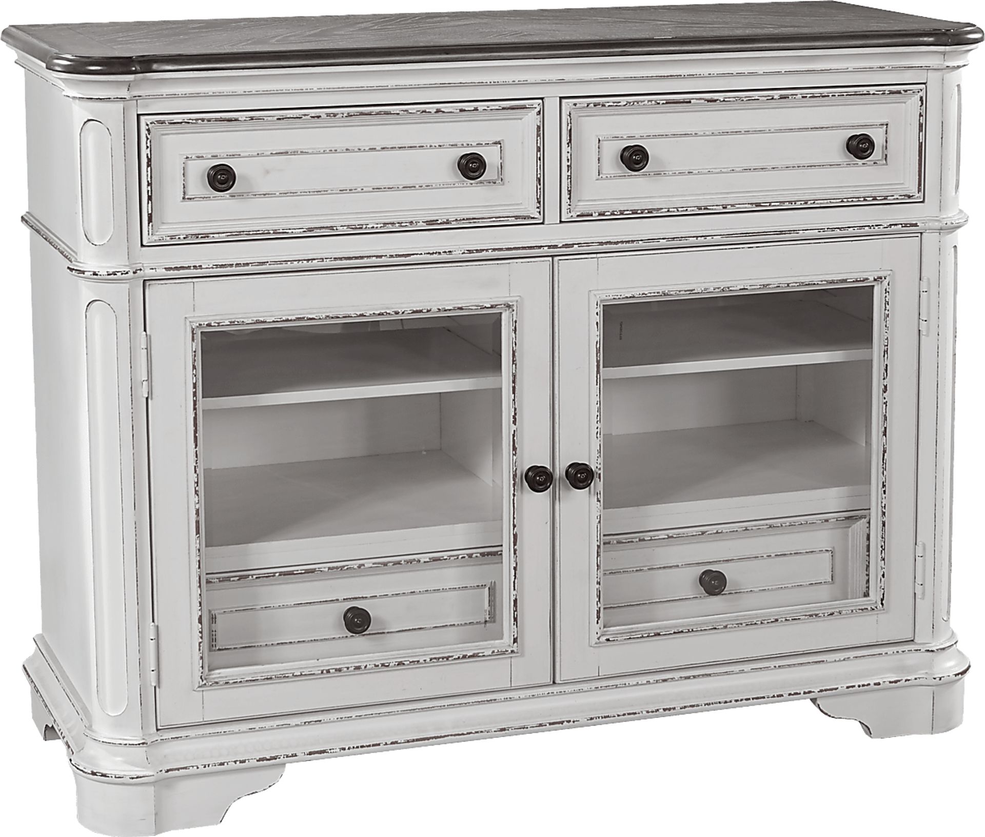 French Market White Sideboard - Image 2