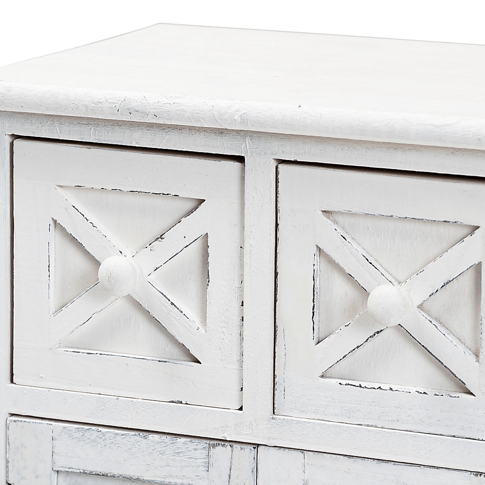 Frenchglen White 2 Drawer Storage Unit - Image 6