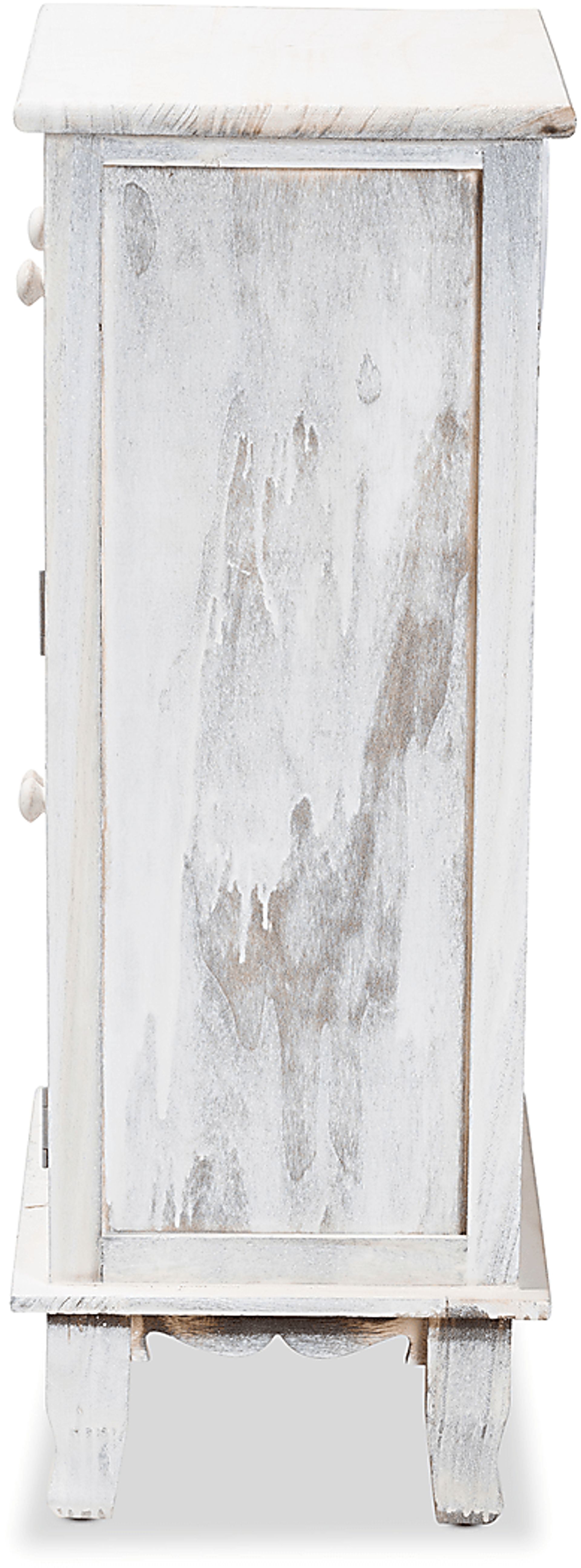 Frenchglen White 2 Drawer Storage Unit - Image 7