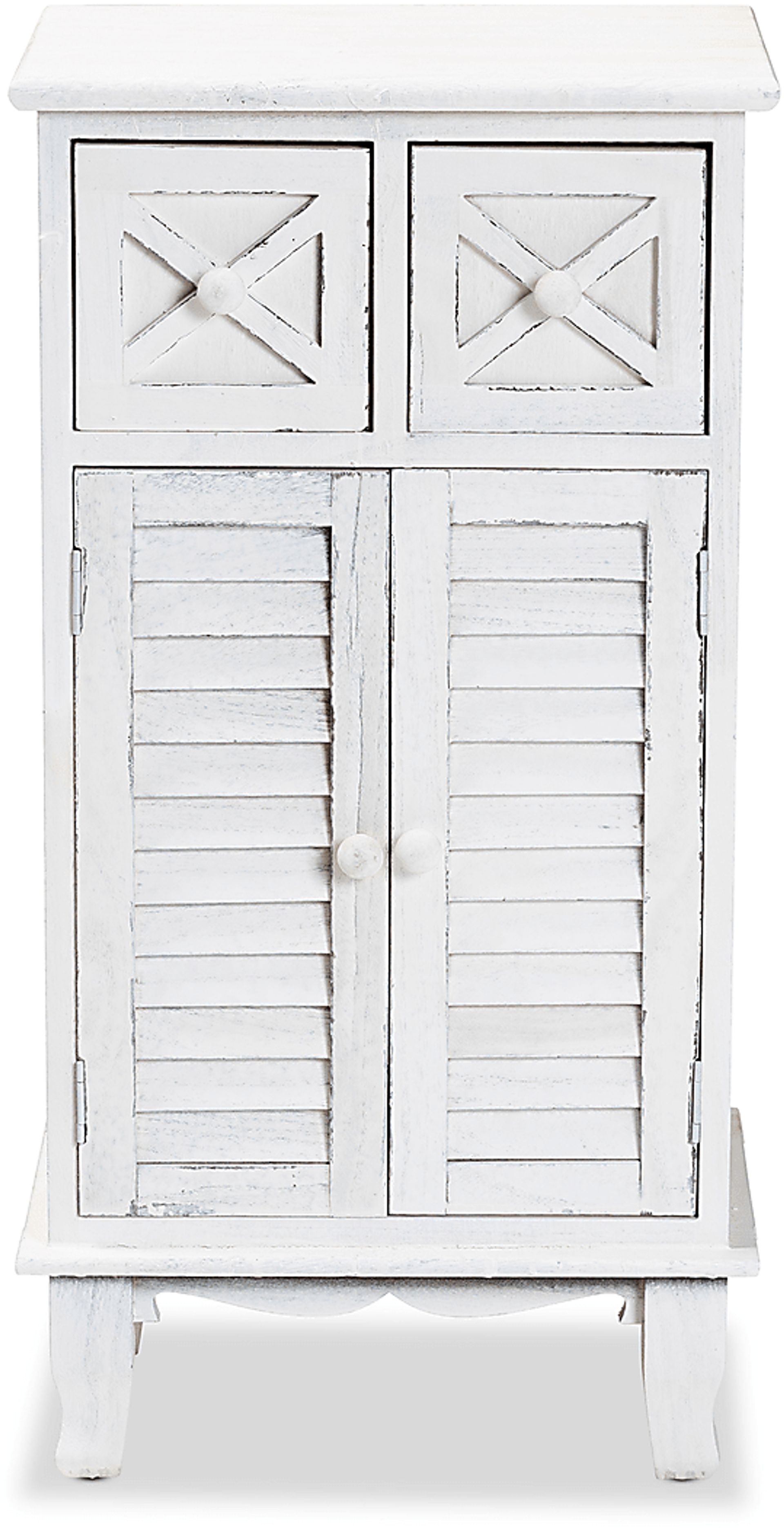 Frenchglen White 2 Drawer Storage Unit - Image 8